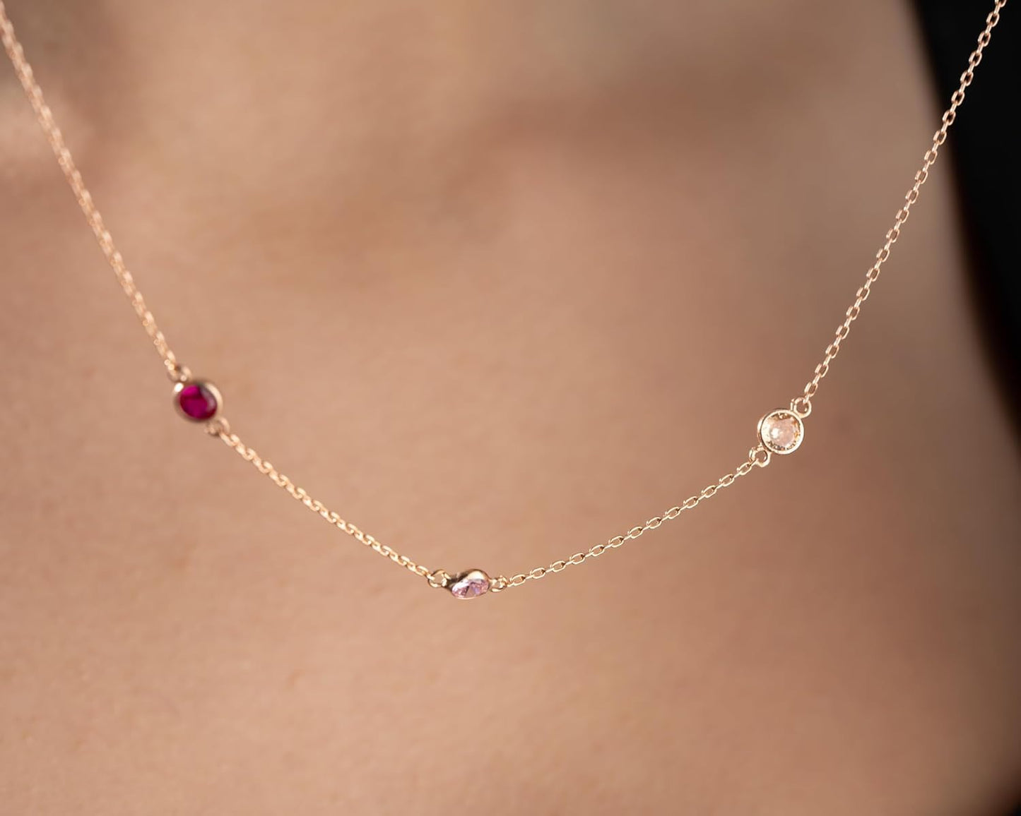 Personalized Necklace Birthstone Necklace For Women