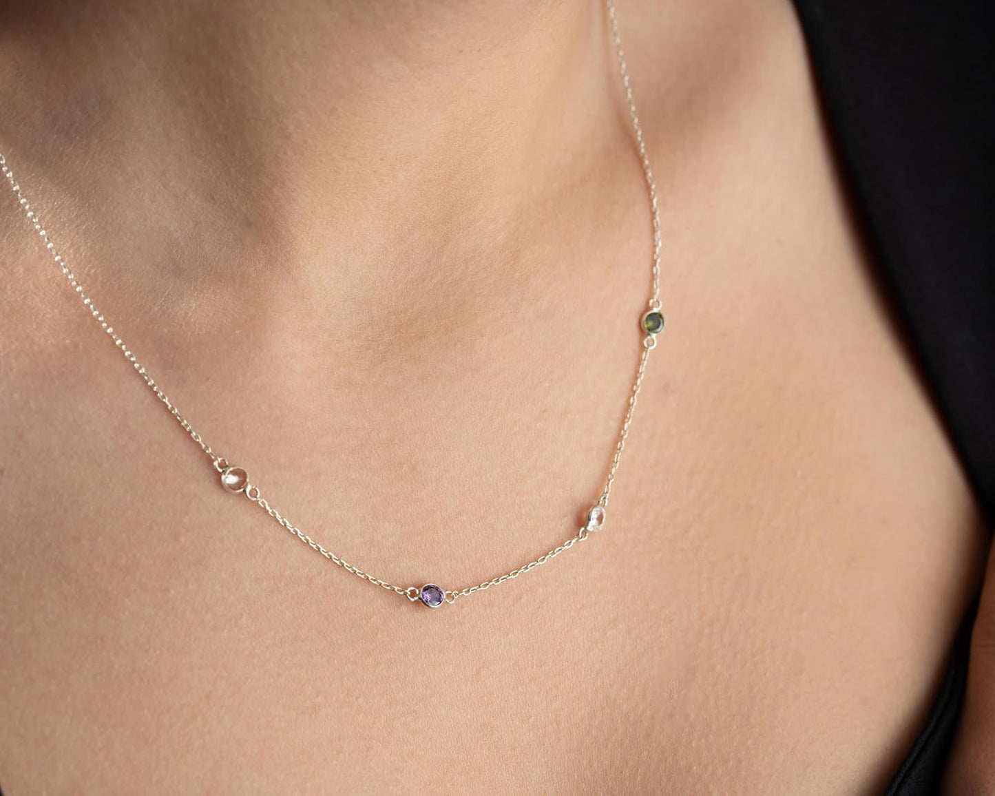Personalized Necklace Birthstone Necklace For Women