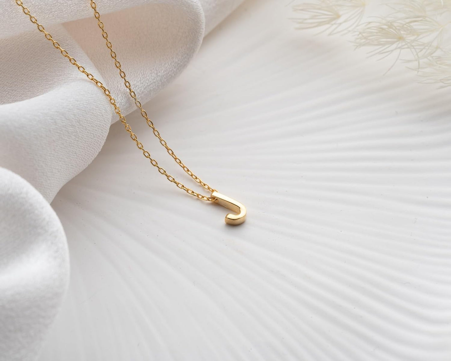 3d Letter Personalized Initial Letter Necklace