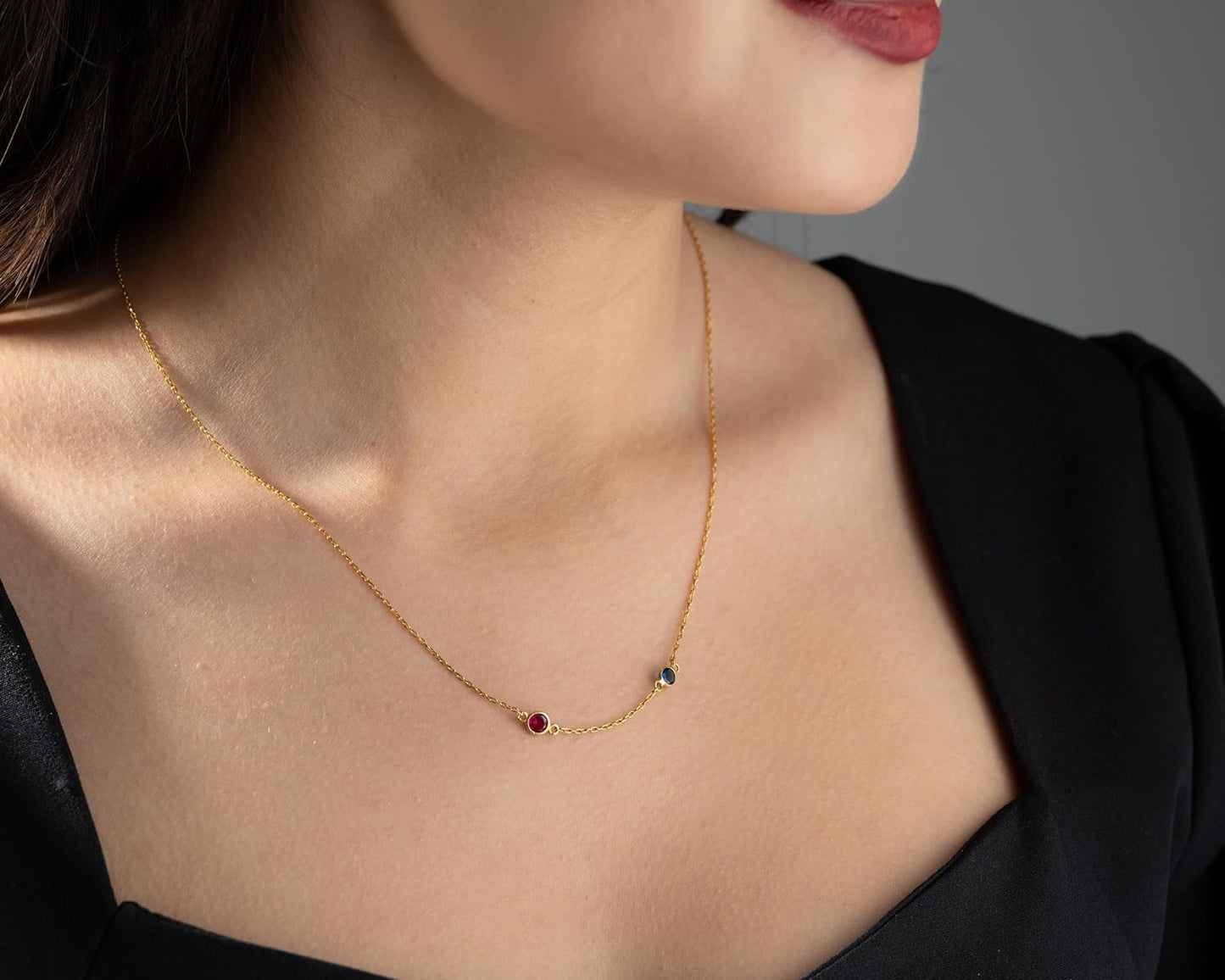 Personalized Necklace Birthstone Necklace For Women