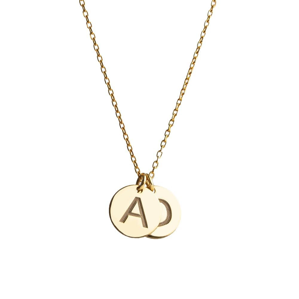 Silver Initial Necklaces for Women