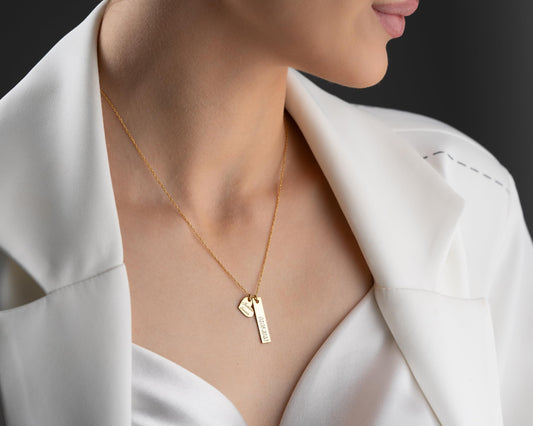 Personalized Name Necklace for Women, 925 Sterling Silver