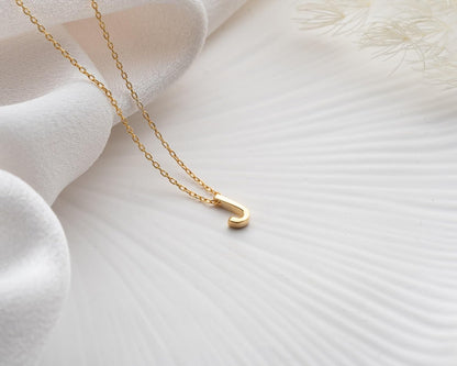 3d Letter Personalized Initial Letter Necklace